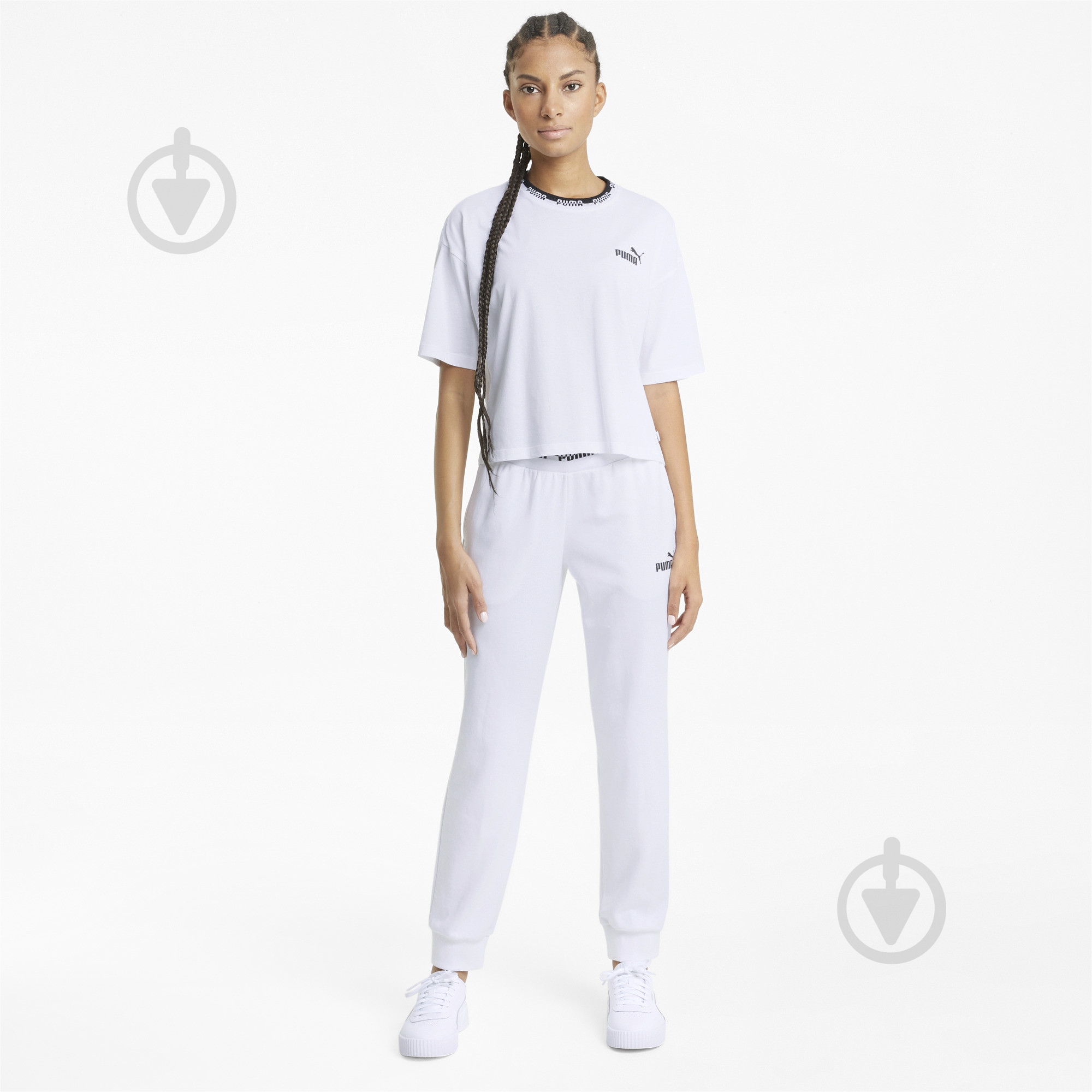 Футболка Puma AMPLIFIED Tee 58590302 р.M белый - фото 5
