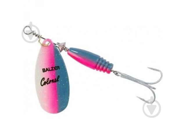 Блесна Balzer Colonel Classic 3 г fluo/pink/blue - фото 2