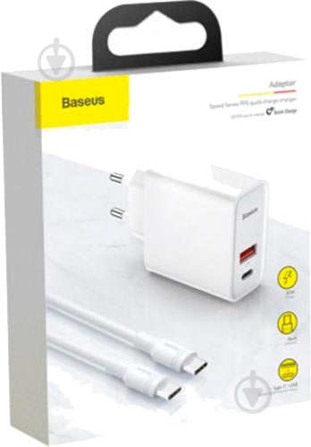 Зарядний пристрій BASEUS Speed PPS Quick Charger Type C CCFS-C02 30W white - фото 8