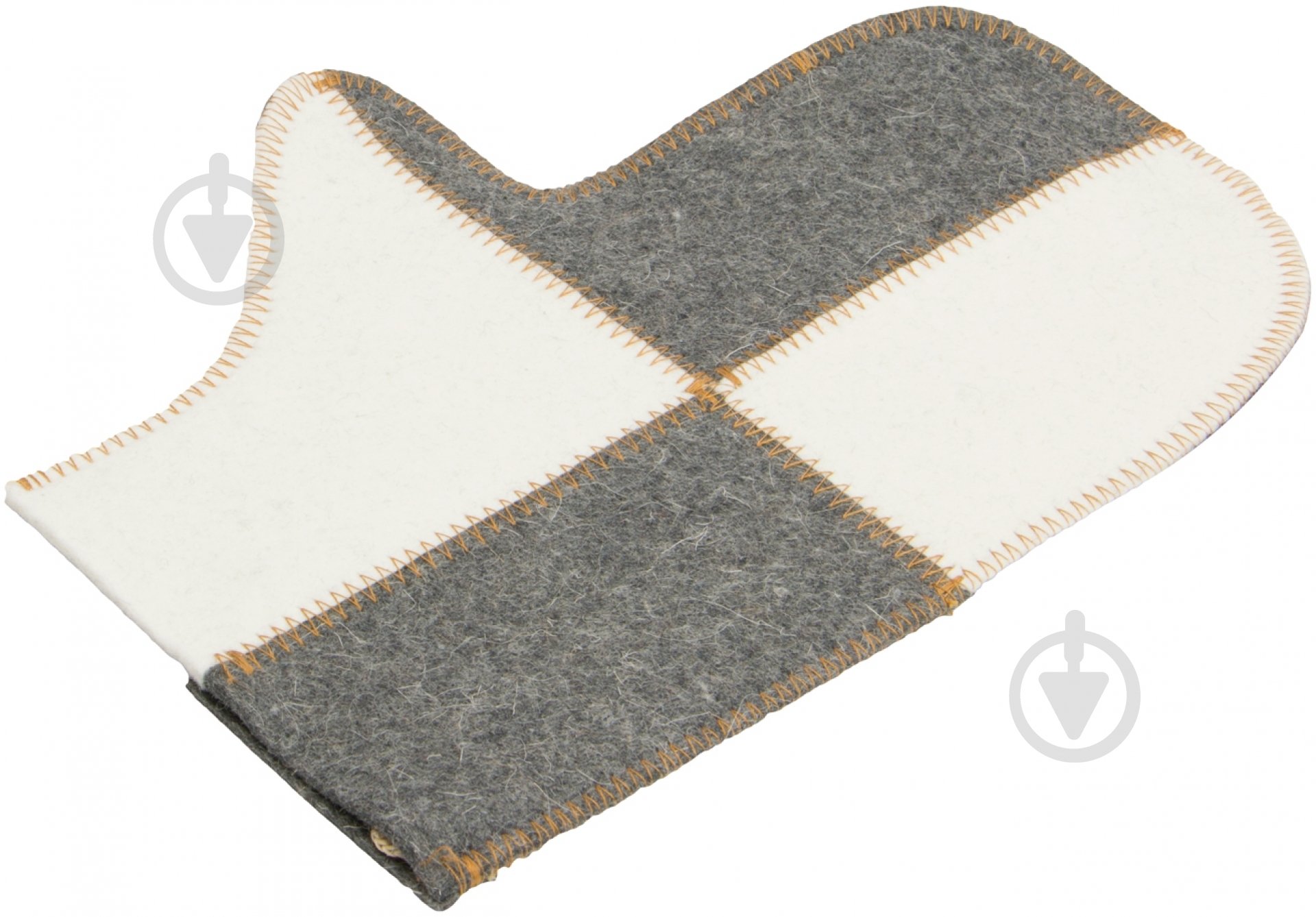 Рукавичка для сауны Sauna PRO Клетка A-064 - фото 1