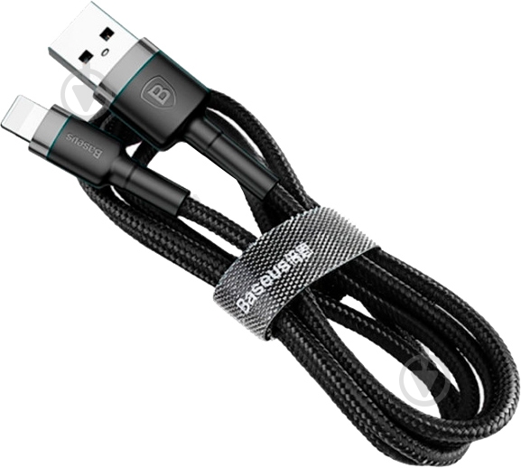 Кабель BASEUS USB – microUSB 2 м чорний Cafule Cable USB 1.5А Grеy/Black - фото 4 Кабель BASEUS USB – microUSB 2 м чорний Cafule Cable USB 1.5А Grеy/Black - фото 4