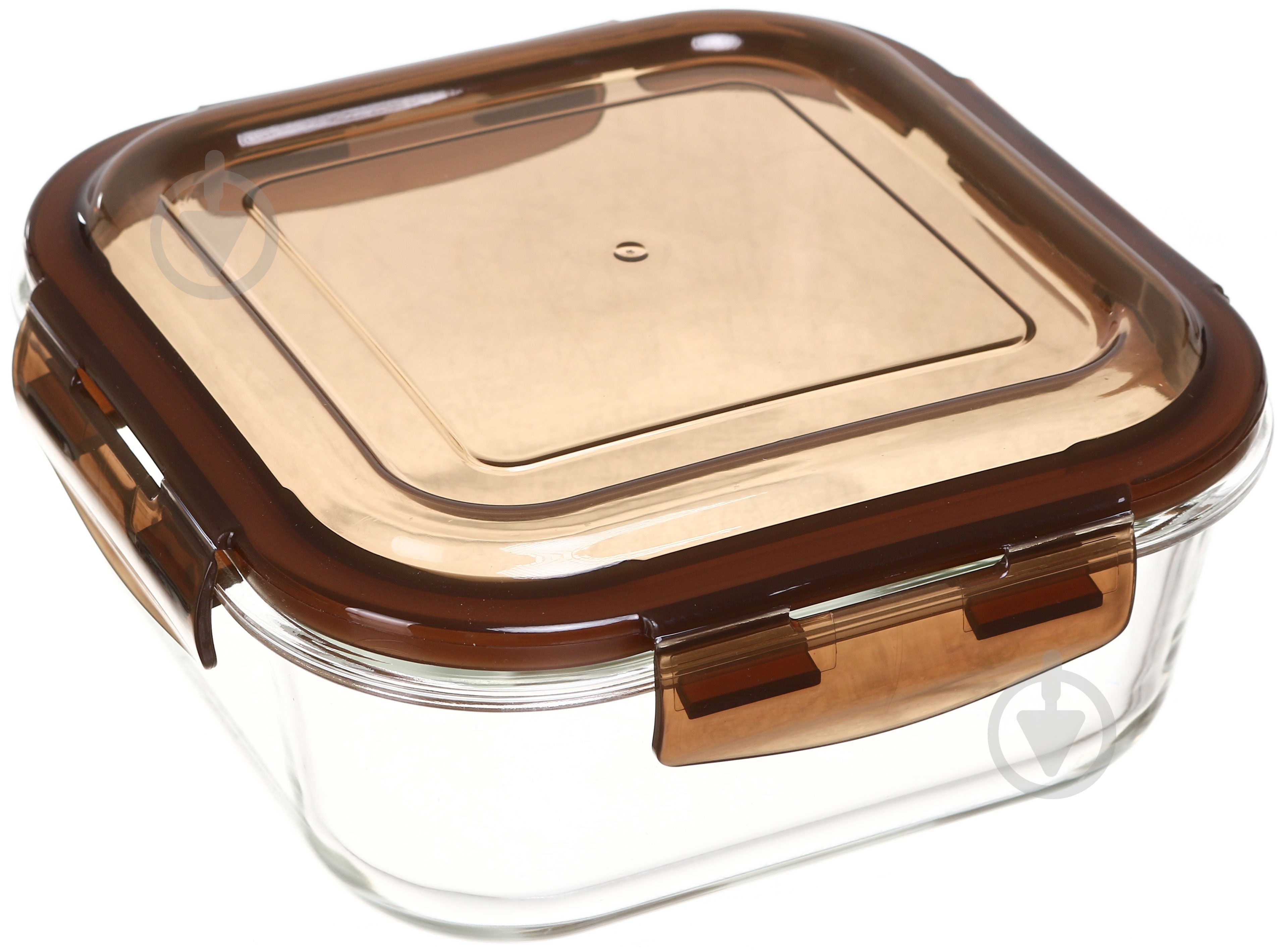 Контейнер для хранения Flamberg Original Square 1200 мл коричневый - фото 1