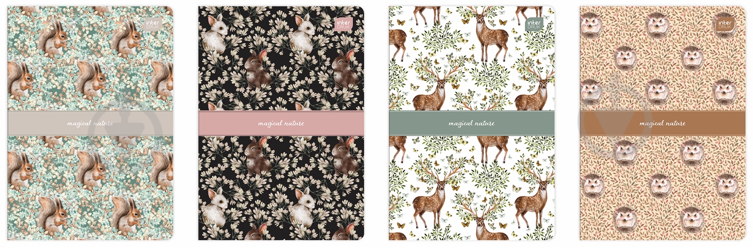 Тетрадь А5 32 л. клетка евро-формат SOFT TOUCH MAGICAL InterDRUK - фото 1