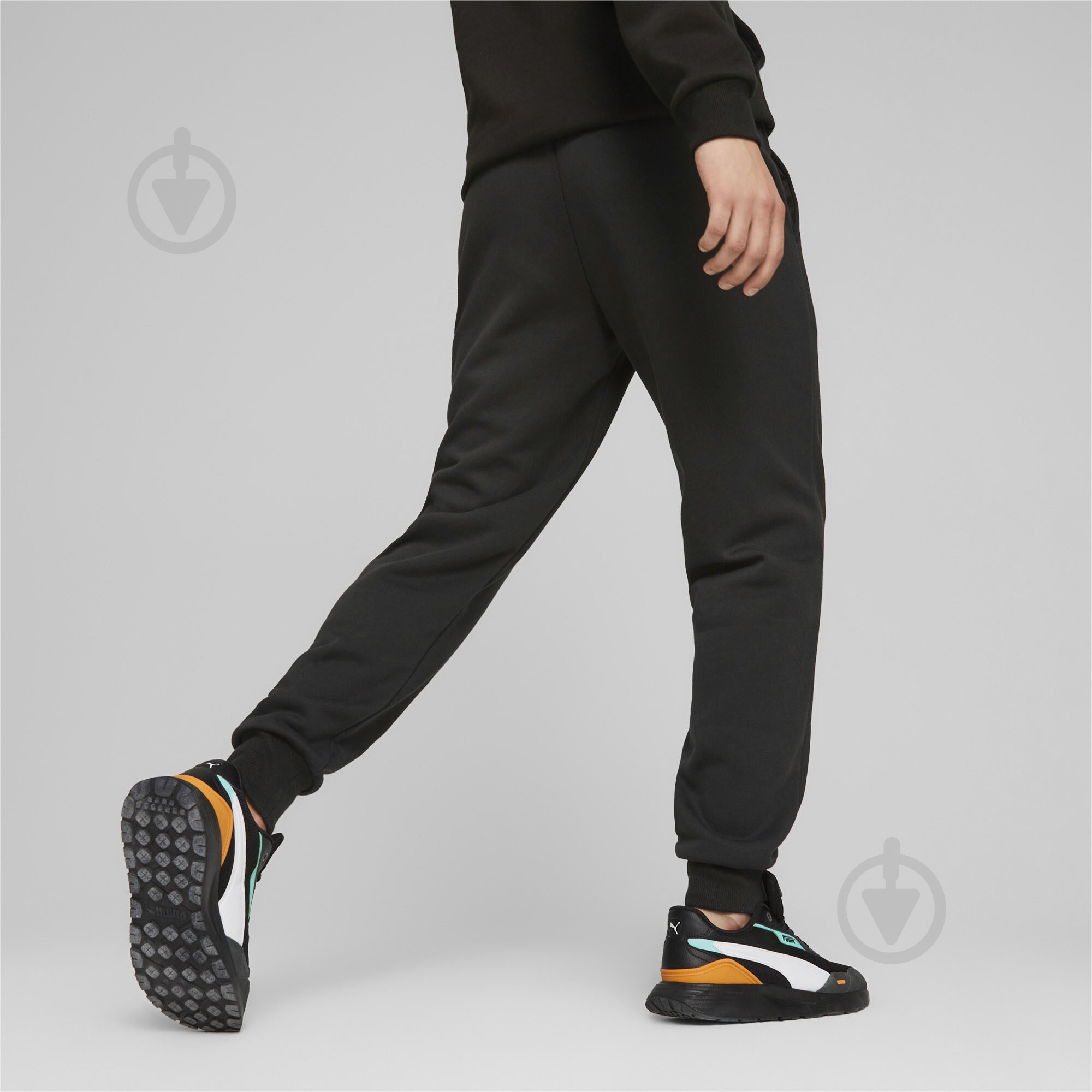 Брюки Puma ESS+ 2 COL LOGO PANTS FL CL 58676761 р. M черный - фото 4 Брюки Puma ESS+ 2 COL LOGO PANTS FL CL 58676761 р. M черный - фото 4