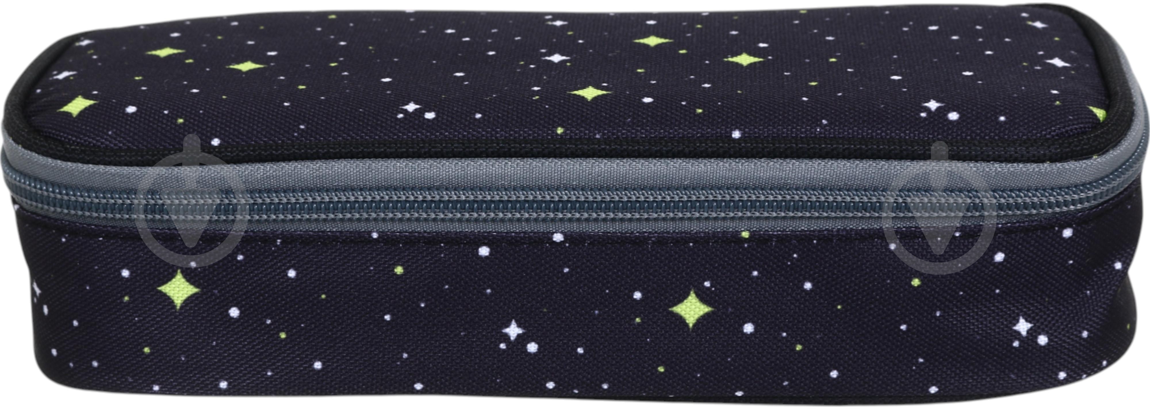 Пенал шкільний 22х10х5,5 см NINGBO JOHNSHEN STATIONERY CO.,LTD чорний - фото 1 Пенал шкільний 22х10х5,5 см NINGBO JOHNSHEN STATIONERY CO.,LTD чорний - фото 1