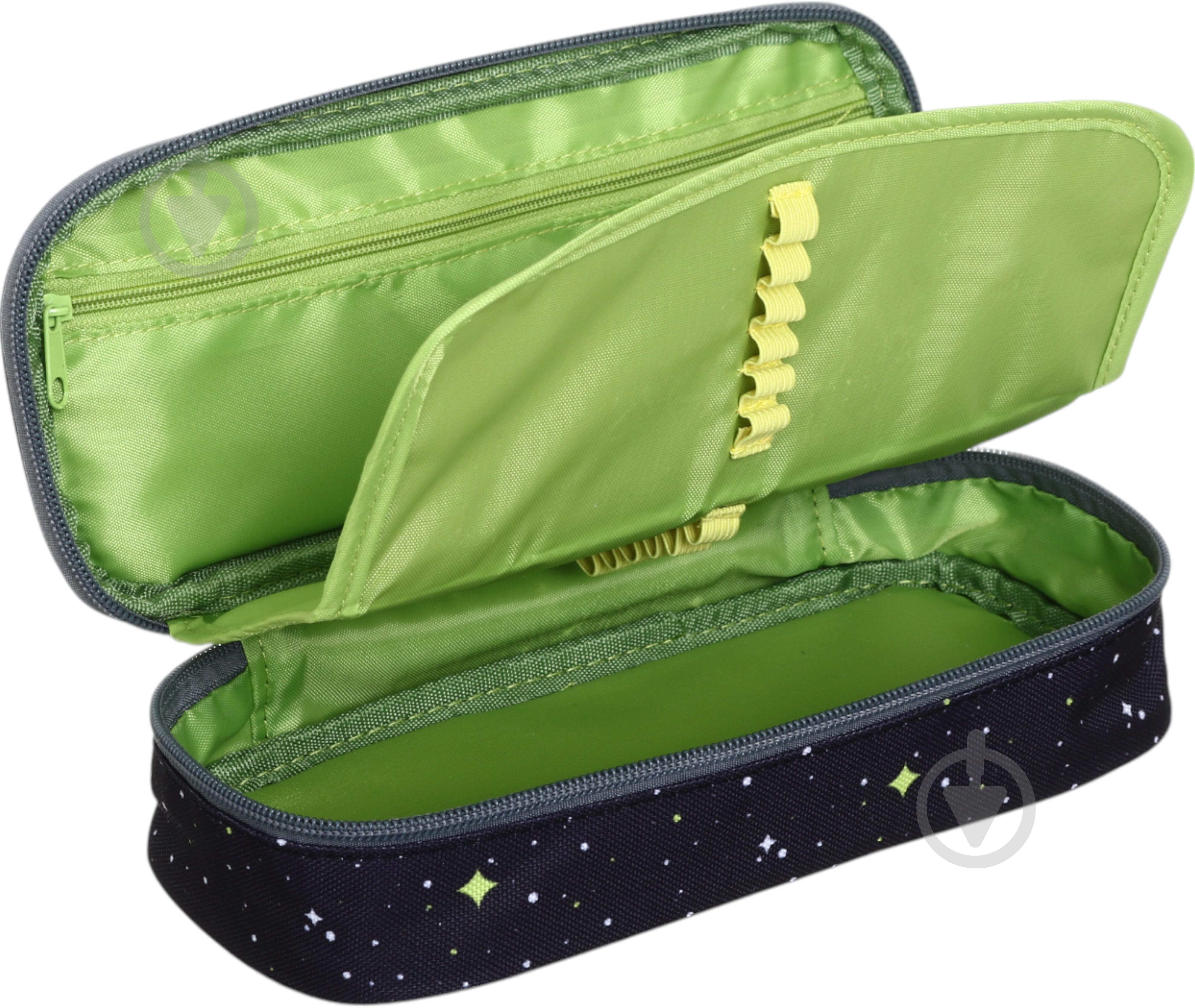 Пенал шкільний 22х10х5,5 см NINGBO JOHNSHEN STATIONERY CO.,LTD чорний - фото 5 Пенал шкільний 22х10х5,5 см NINGBO JOHNSHEN STATIONERY CO.,LTD чорний - фото 5