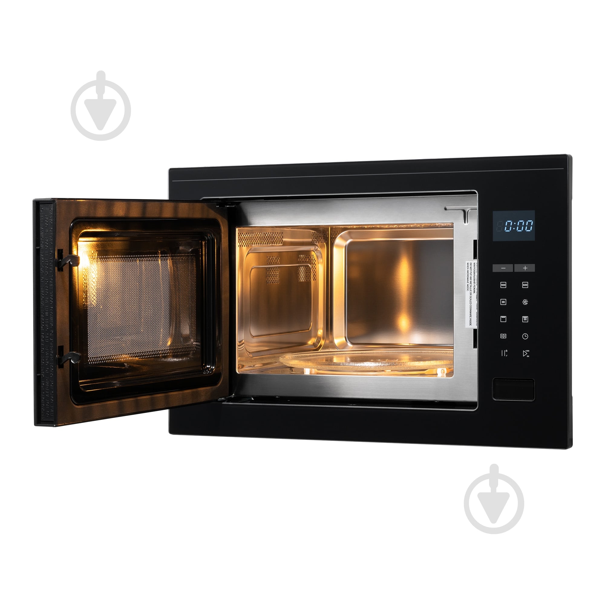 Встраиваемая микроволновая печь Pyramida PSMWO 25 GBL - фото 4