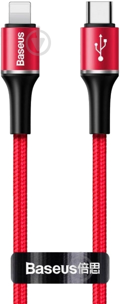 Кабель BASEUS USB – Apple Lightning 1 м red Halo 18W - фото 1
