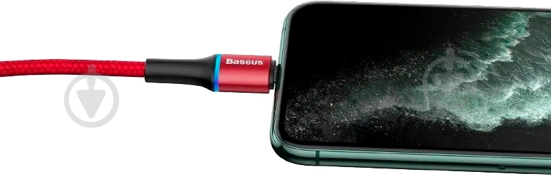 Кабель BASEUS USB – Apple Lightning 1 м red Halo 18W - фото 5
