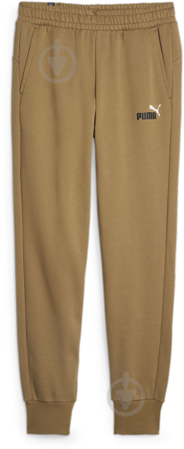 Брюки Puma ESS+ 2 COL LOGO PANTS FL CL 58676793 р. L коричневый - фото 1