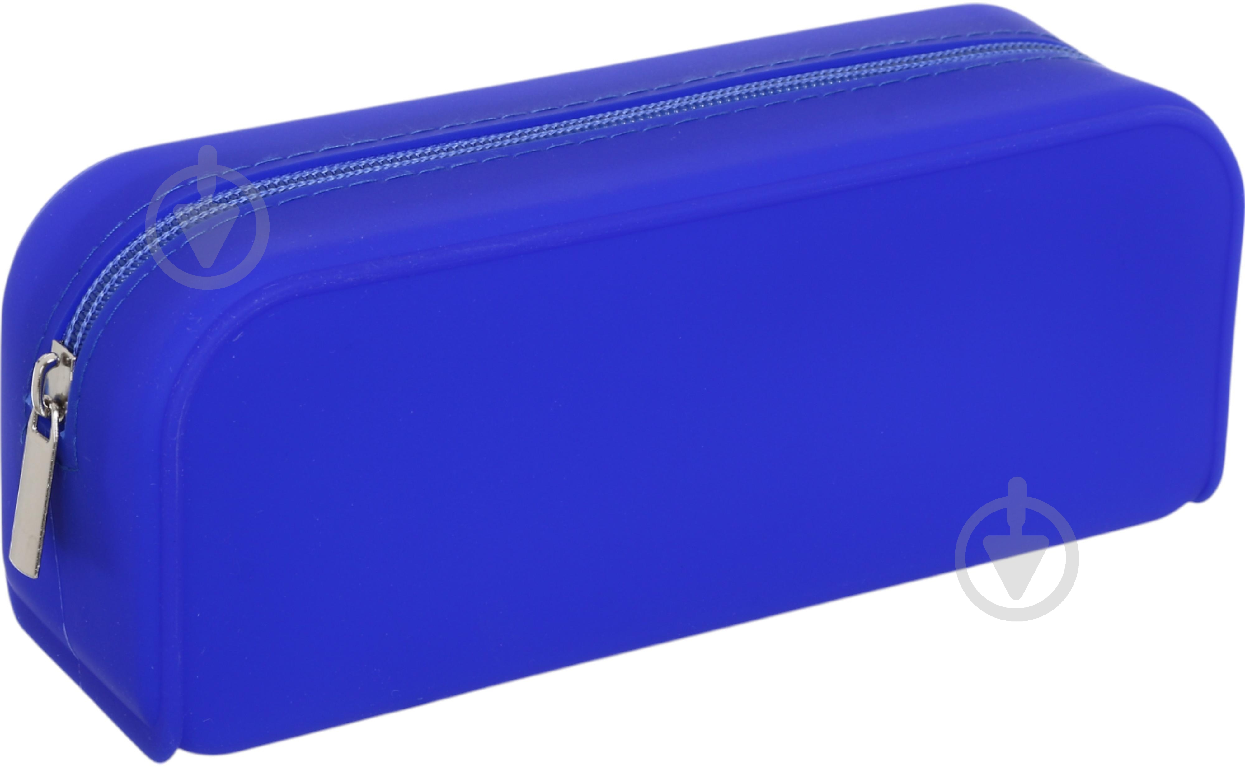 Пенал силіконовий 19х6х7,5 см NINGBO JOHNSHEN STATIONERY CO.,LTD синій - фото 2 Пенал силіконовий 19х6х7,5 см NINGBO JOHNSHEN STATIONERY CO.,LTD синій - фото 2