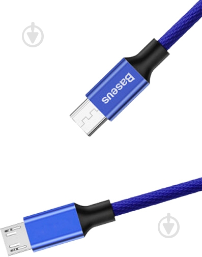 Кабель BASEUS USB – microUSB 1,5 м Blue Yiven - фото 2