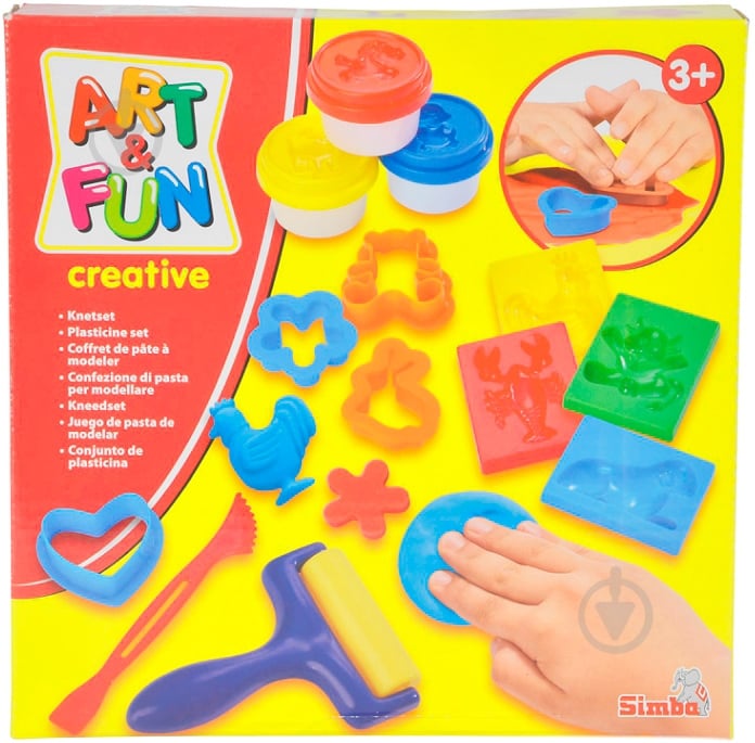 Набор для лепки Simba Интересные формы 6329436 - фото 1 Набор для лепки Simba Интересные формы 6329436 - фото 1