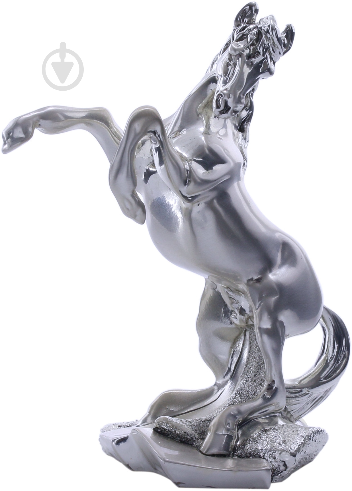 Фигурка Valenti & Co лошадь R 17878 10х5 см серебряный - фото 1