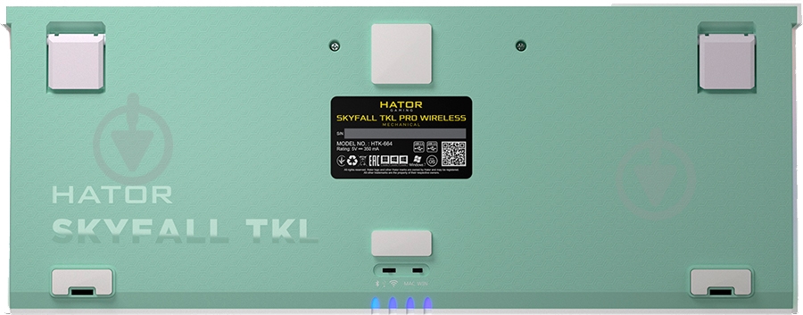 Клавиатура игровая Hator Skyfall (HTK-664) TKL PRO Wireless white - фото 6