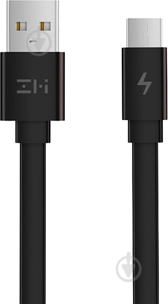 Кабель ZMI USB – microUSB 1 м black (L600) - фото 1