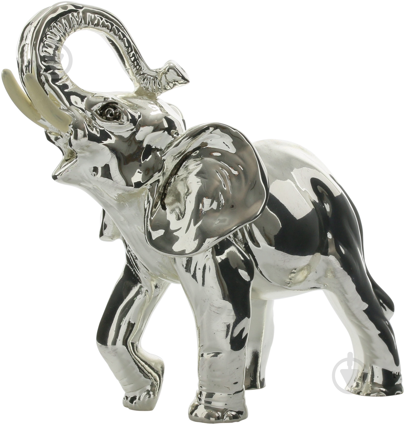 Фигурка Valenti & Co слон R 17874 12х6 см серебряный - фото 1 Фигурка Valenti & Co слон R 17874 12х6 см серебряный - фото 1