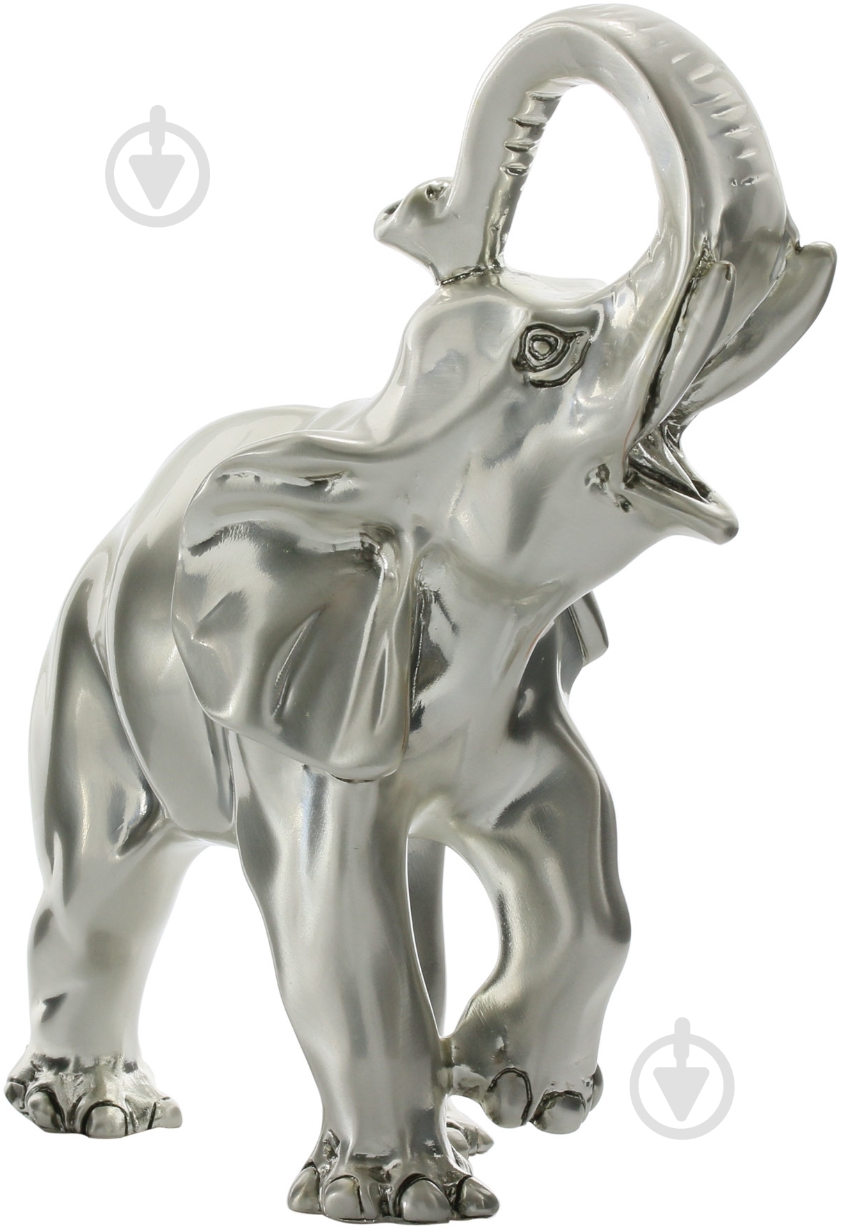 Фигурка Valenti & Co слон R 17880 19х8 см серебряный - фото 1 Фигурка Valenti & Co слон R 17880 19х8 см серебряный - фото 1