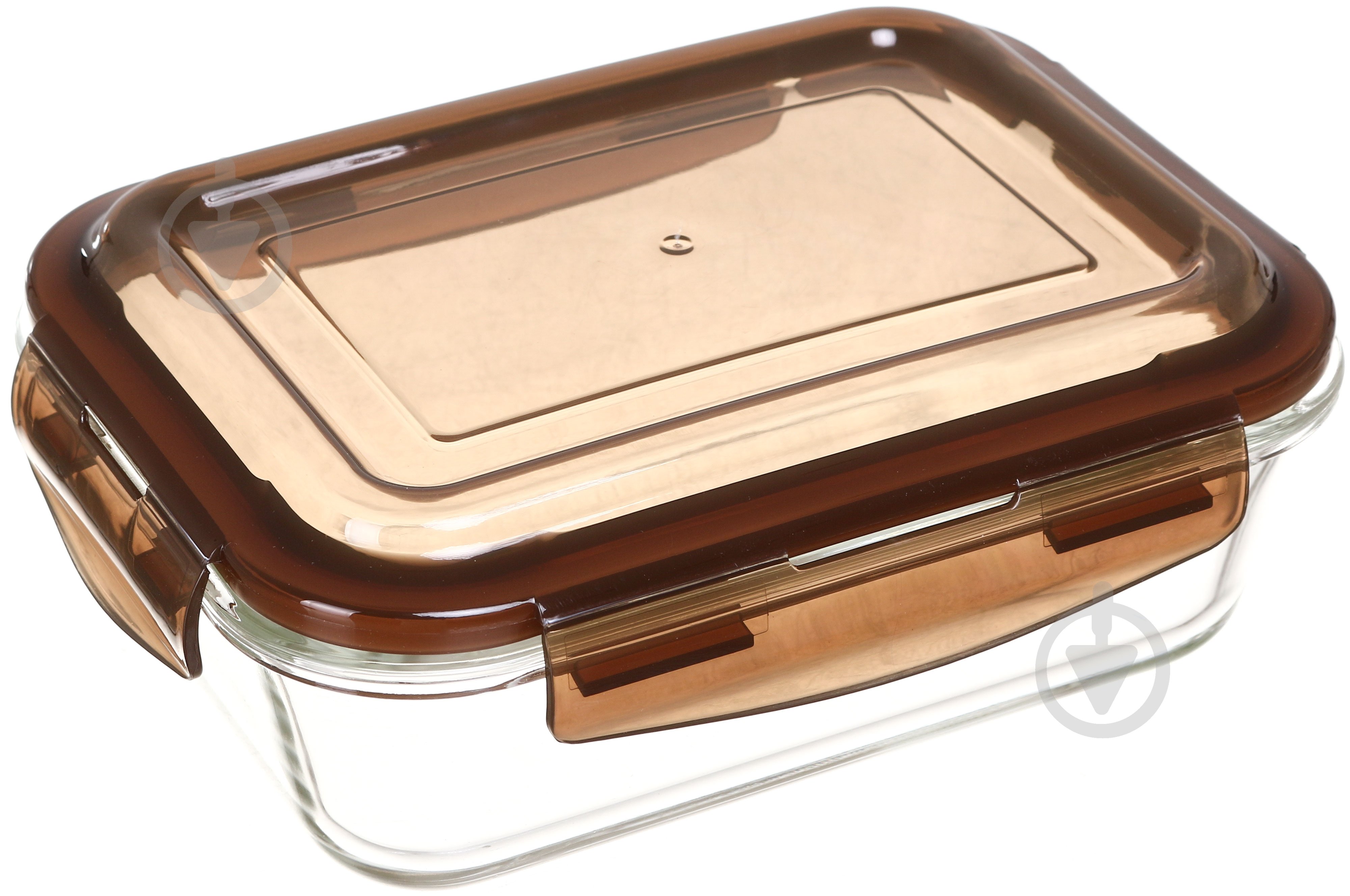 Контейнер для хранения Flamberg Original Rectangular 1000 мл коричневый - фото 1