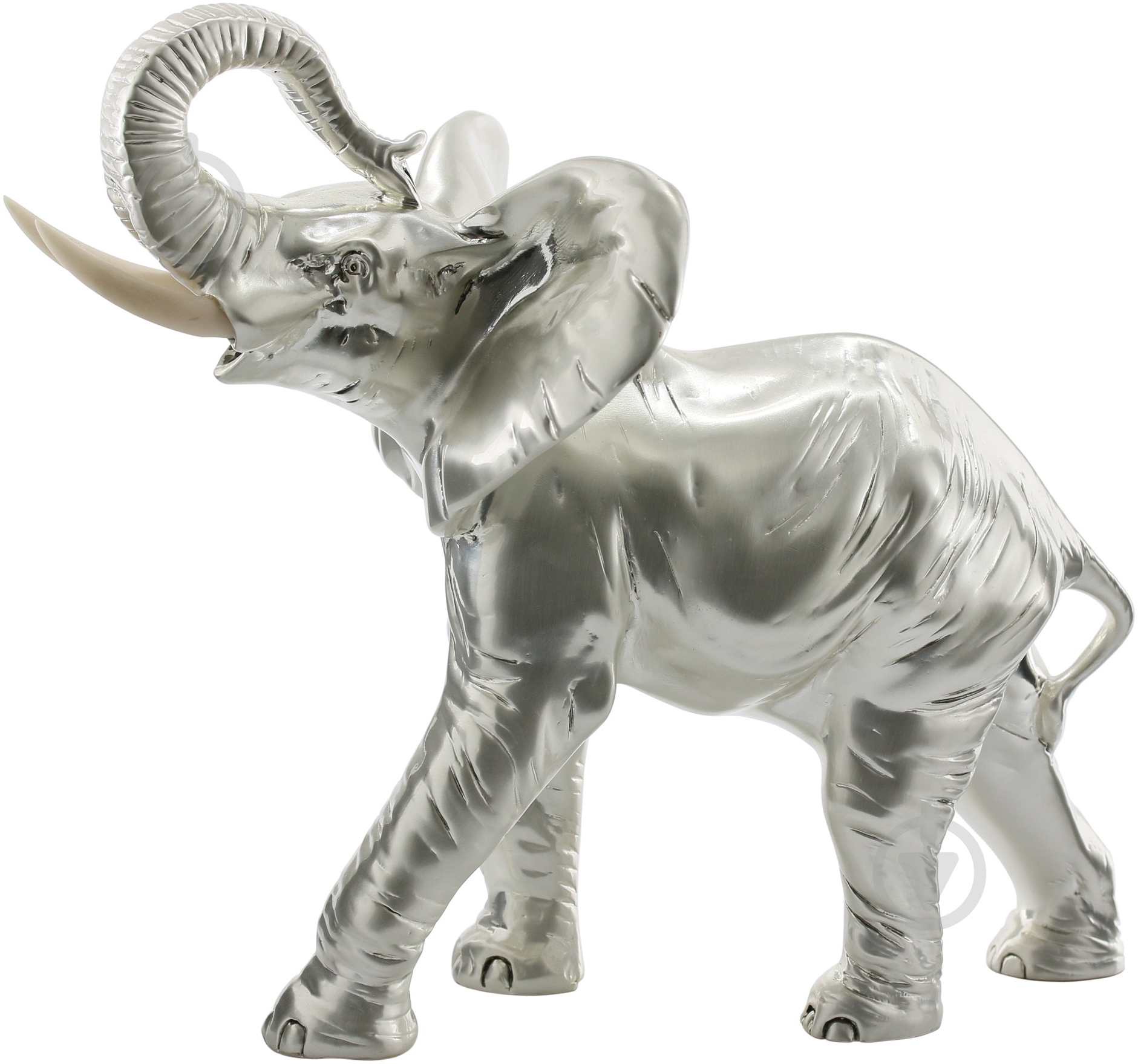 Фигурка Valenti & Co слон R 17881 23х6 см серебряный - фото 1 Фигурка Valenti & Co слон R 17881 23х6 см серебряный - фото 1