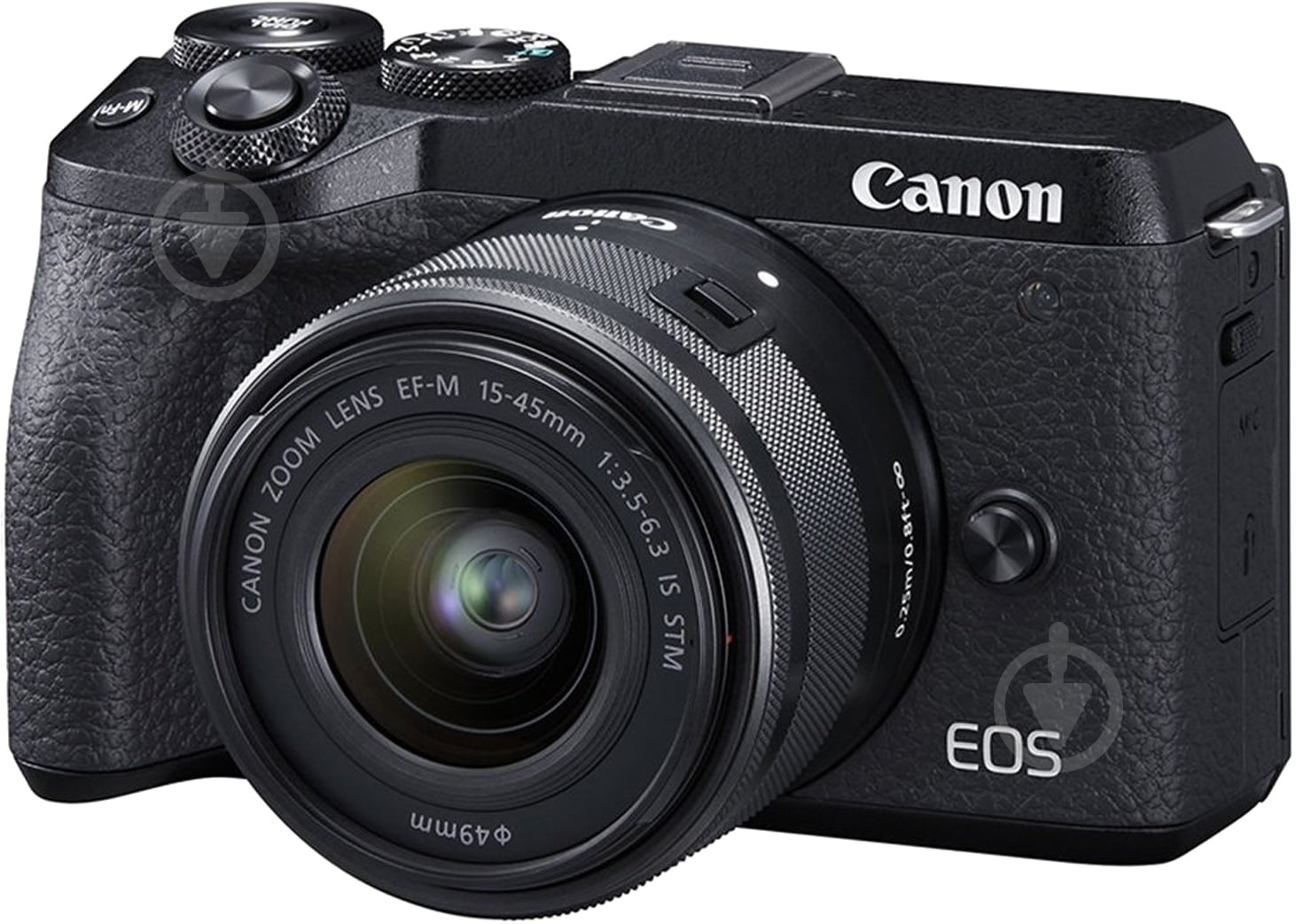 Фотокамера Canon EOS M6 MARK II black + 15-45 IS STM + EVF KIT - фото 2
