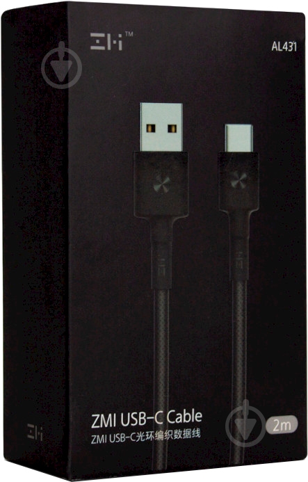 Кабель ZMI USB – microUSB 2 м black (L431) Braided - фото 5 Кабель ZMI USB – microUSB 2 м black (L431) Braided - фото 5