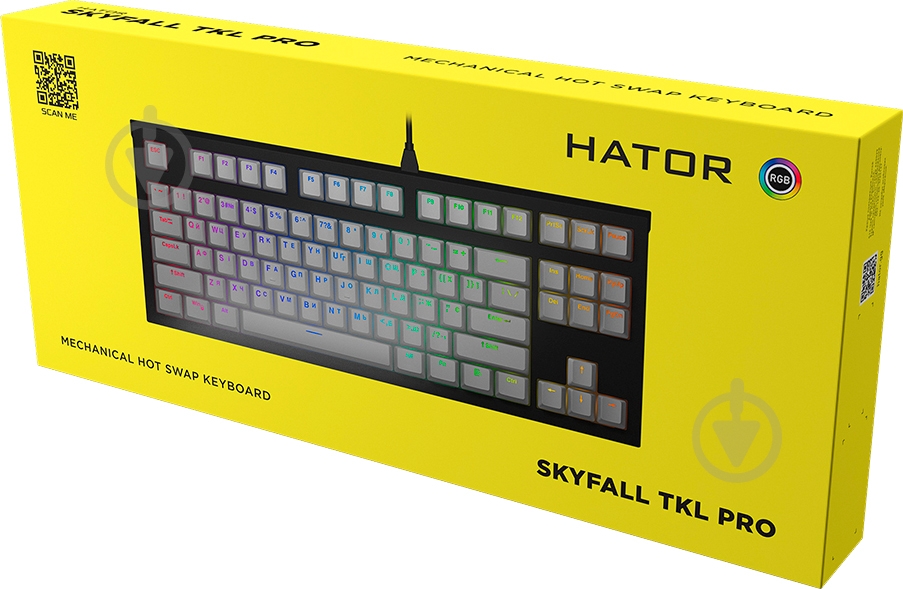 Клавиатура игровая Hator Skyfall (HTK-655) TKL PRO black - фото 7 Клавиатура игровая Hator Skyfall (HTK-655) TKL PRO black - фото 7