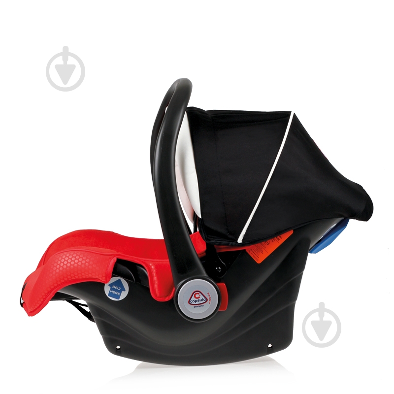 Автокресло Capsula BB0+ (0+) красный - фото 3