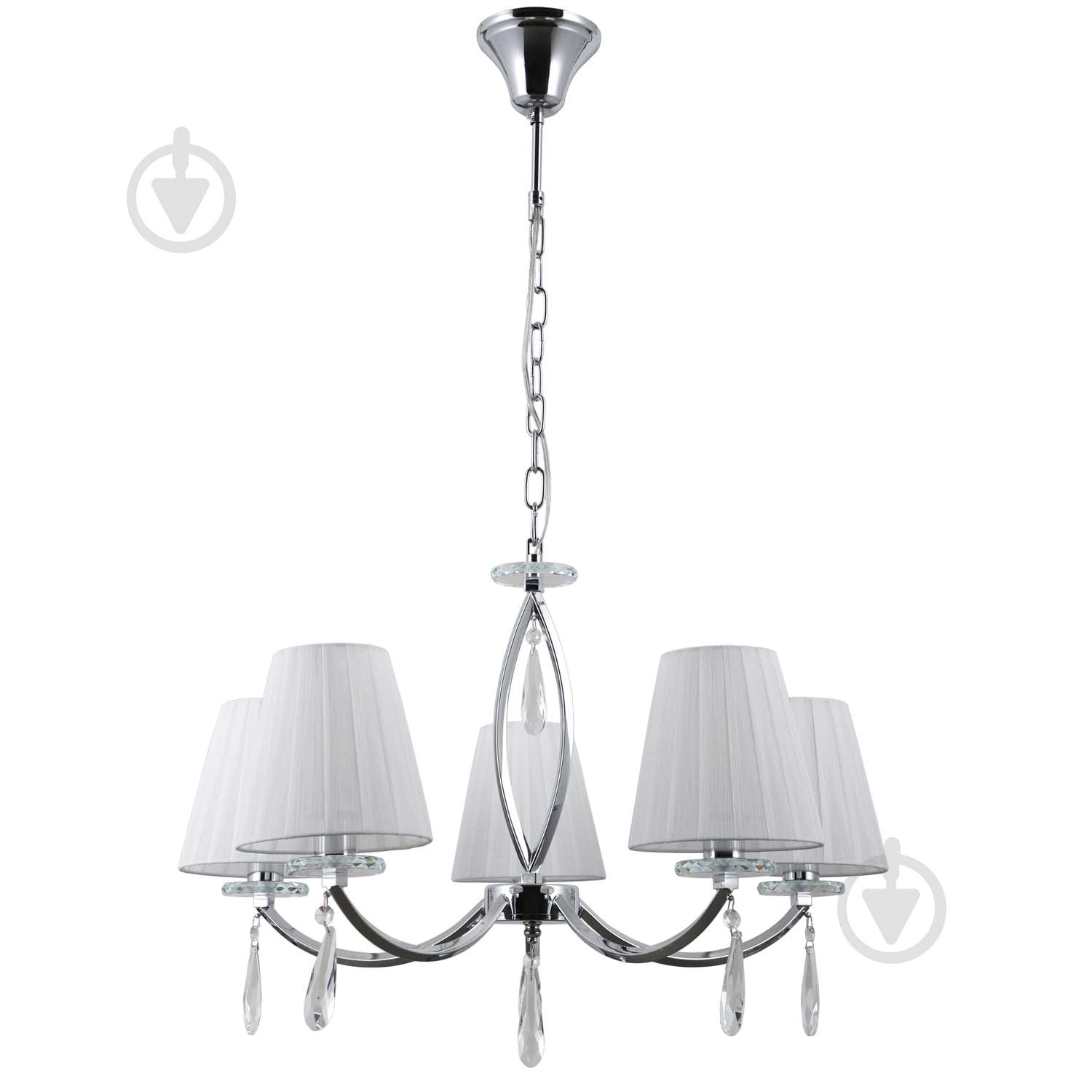 ВИТРИНА! Люстра подвесная Китай 5x40 Вт E14 хром Chanel/SP5 - фото 1 ВИТРИНА! Люстра подвесная Китай 5x40 Вт E14 хром Chanel/SP5 - фото 1
