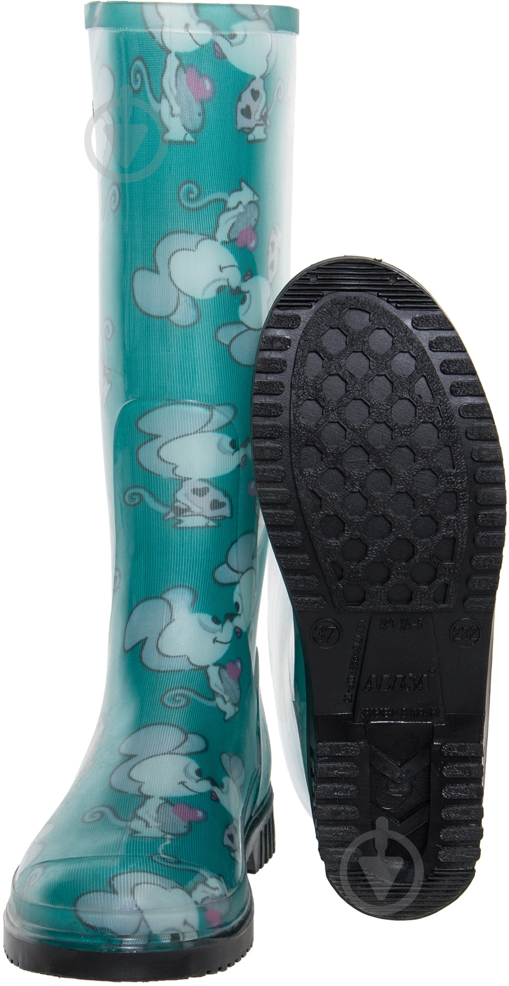 Сапоги Alisa Line Мышата р.38 А201 зеленый - фото 3 Сапоги Alisa Line Мышата р.38 А201 зеленый - фото 3