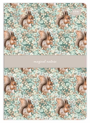 Тетрадь А5 32 л. клетка евро-формат Soft Touch Magical Дизайн 1 InterDRUK - фото 1