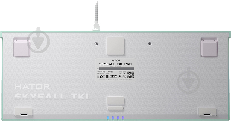 Клавиатура игровая Hator Skyfall (HTK-659) TKL PRO mint - фото 6
