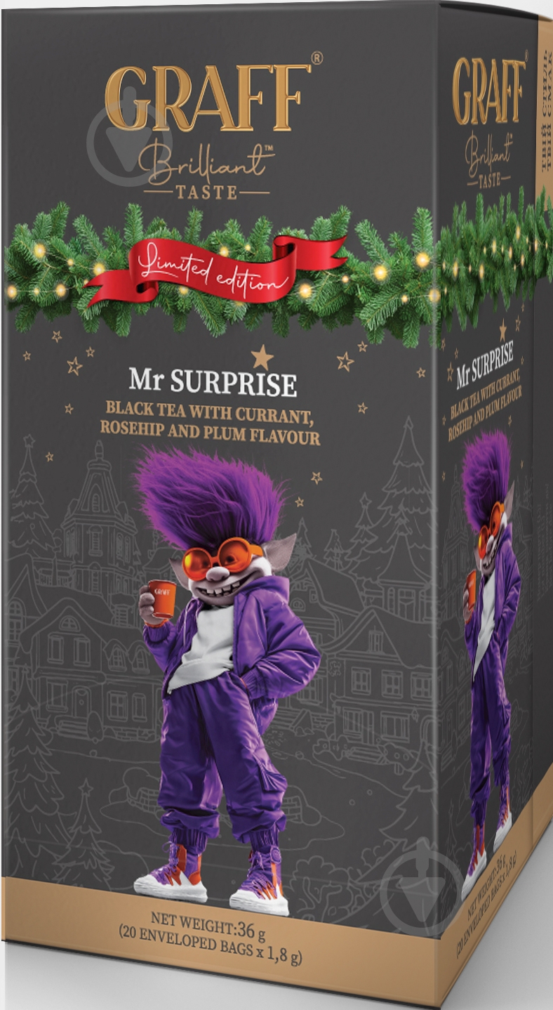 Чай черный Graff Mr Surprise 20 шт. 36 г - фото 1