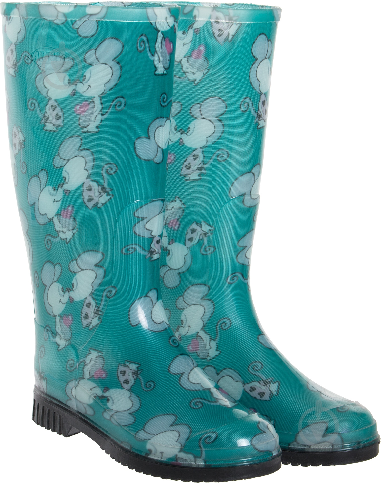 Сапоги Alisa Line Мышата р.39 А201 зеленый - фото 1