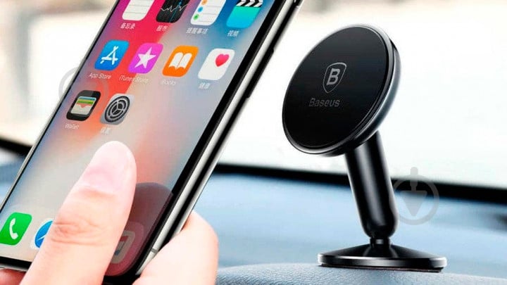 Автотримач BASEUS Bullet An on-board Magnetic Bracket Black (SUYZD-01) - фото 3 Автотримач BASEUS Bullet An on-board Magnetic Bracket Black (SUYZD-01) - фото 3