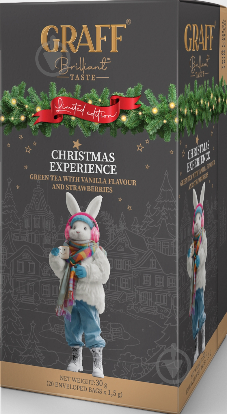 ᐉ Чай зеленый Graff Christmas experience 20 шт. 36 г • Купить в