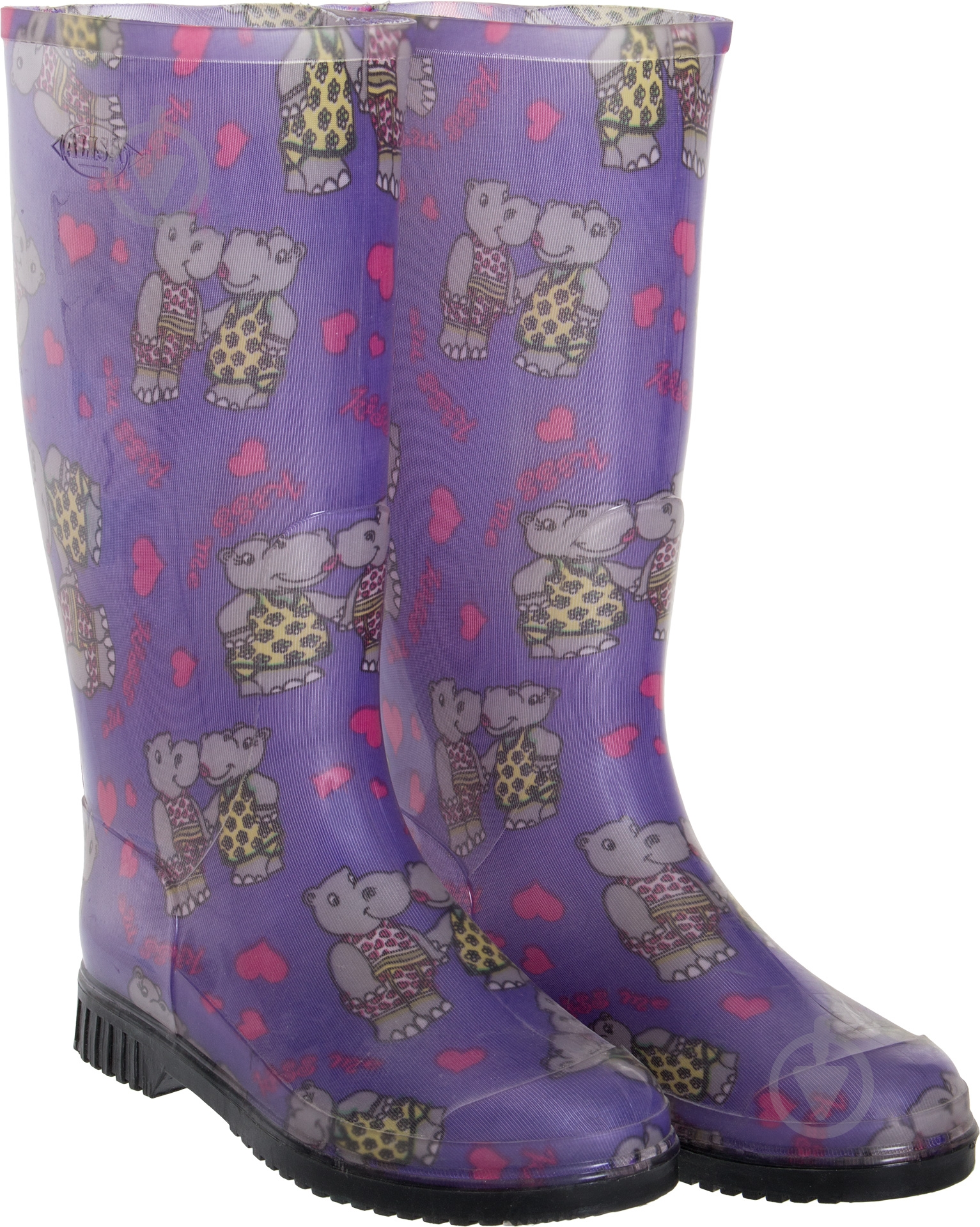 Сапоги Alisa Line Бегемотики р.38 А201 фиолетовый - фото 1