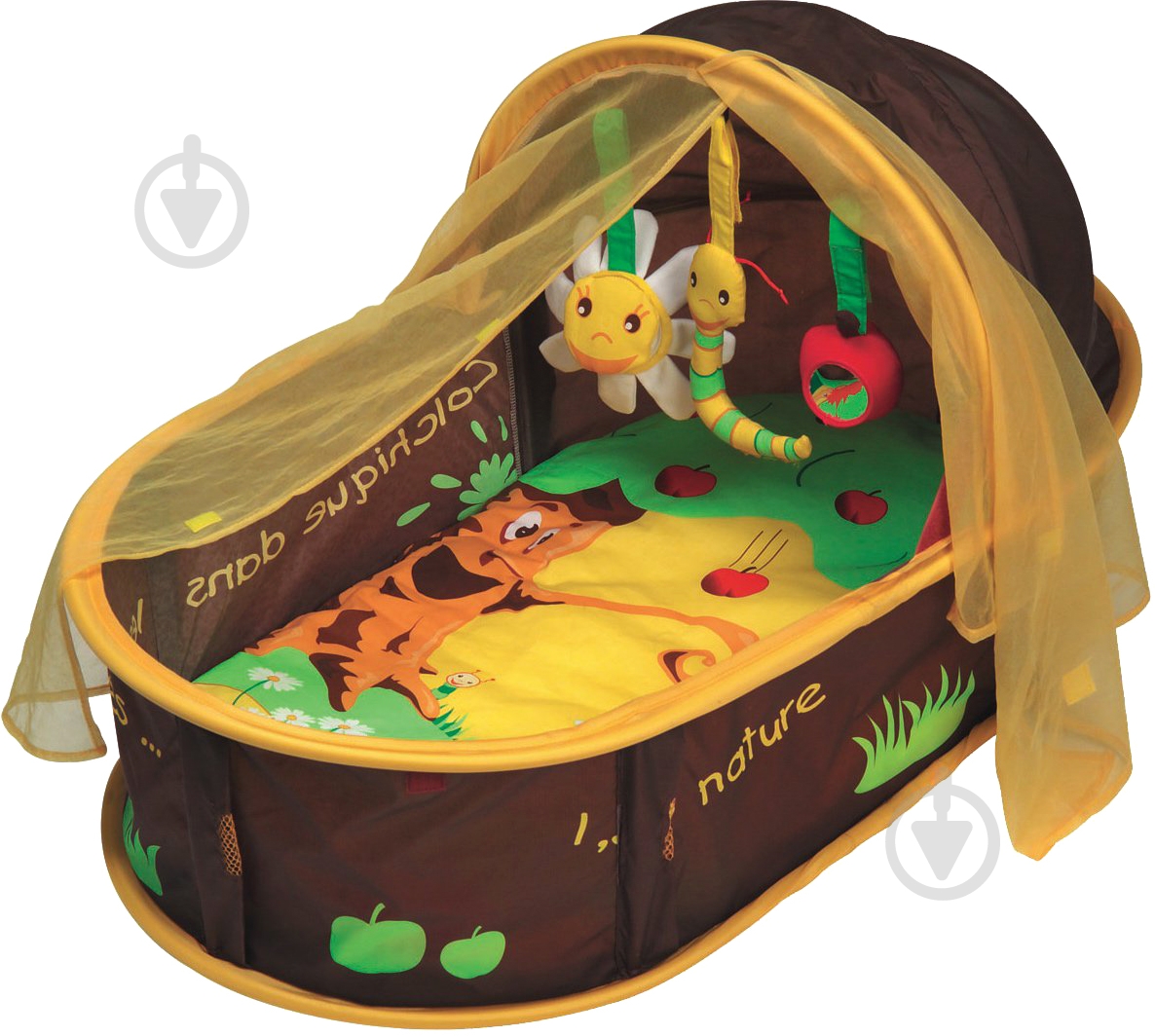 Манеж-кровать Ludi Шоколад 2808 - фото 1