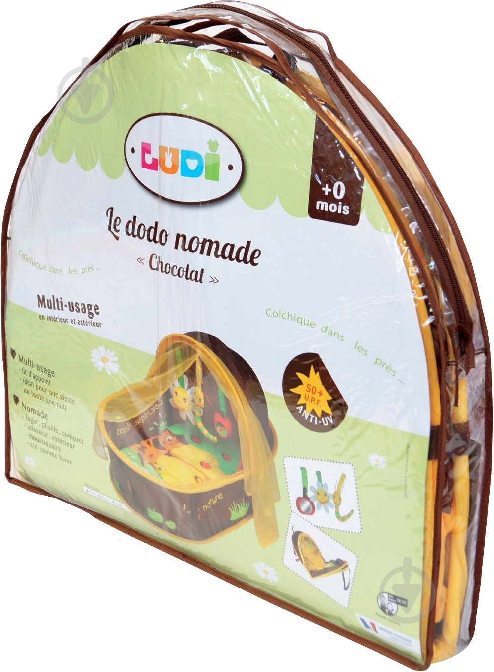 Манеж-кровать Ludi Шоколад 2808 - фото 2