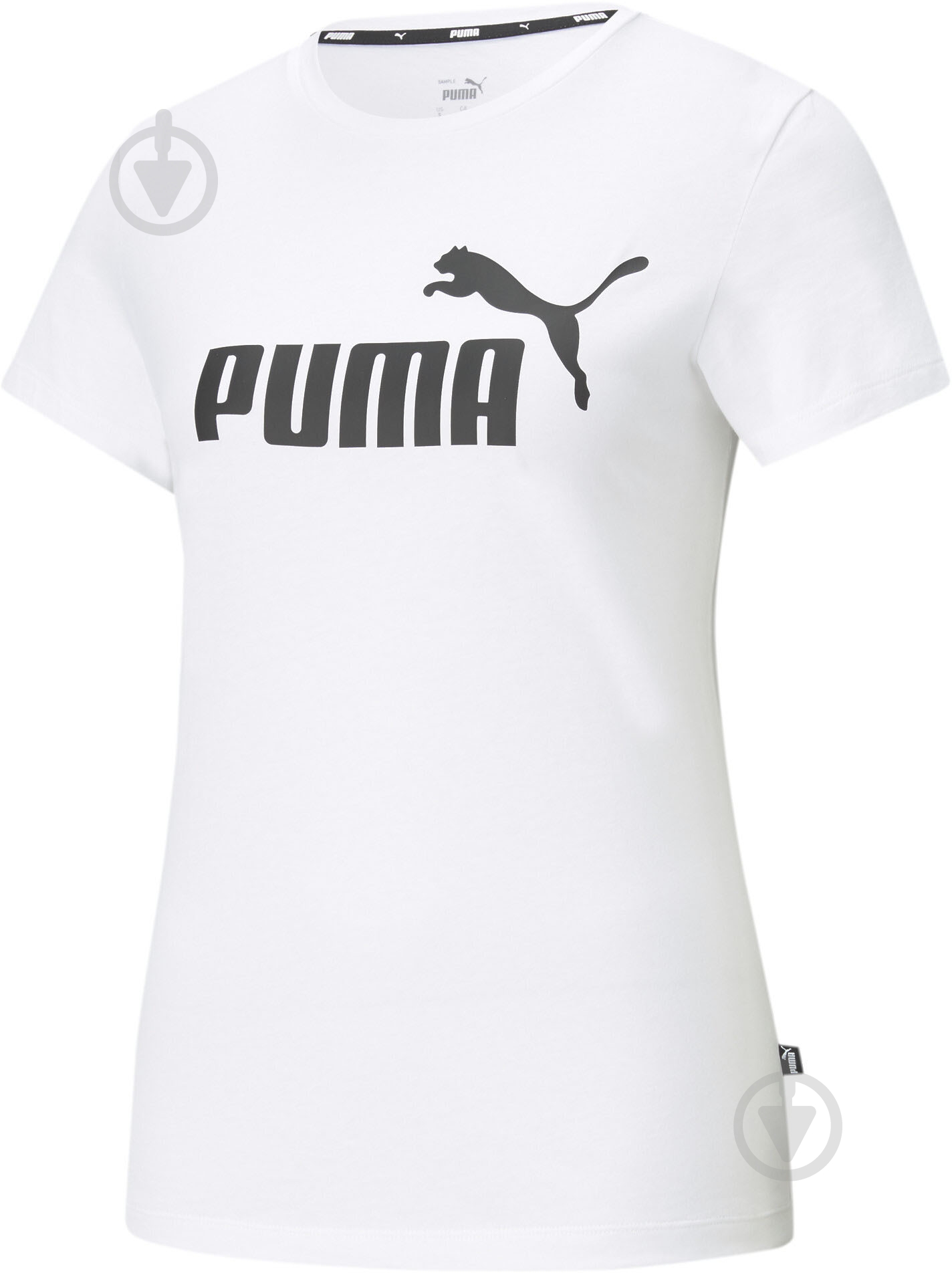 Футболка Puma ESS Logo Tee 58677402 р.S белый - фото 1 Футболка Puma ESS Logo Tee 58677402 р.S белый - фото 1