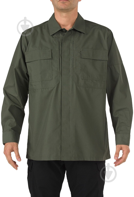 Рубашка 5.11 Tactical Taclite Pro Long Sleeve Shirt р. M TDU green 72175 - фото 1
