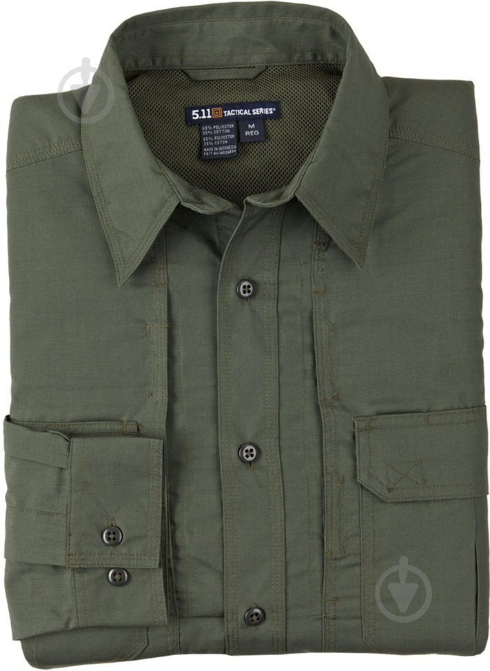 Рубашка 5.11 Tactical Taclite Pro Long Sleeve Shirt р. M TDU green 72175 - фото 9