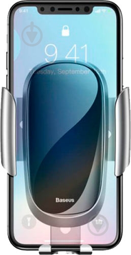 Автодержатель Future Gravity Car Mount (UYL-WL0S) BASEUS серебристый - фото 2