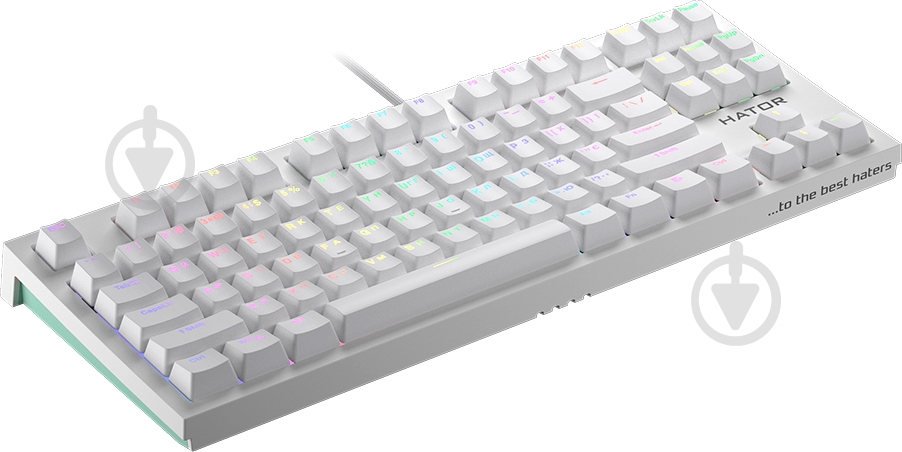 Клавіатура ігрова Hator Skyfall (HTK-656) TKL PRO white - фото 3