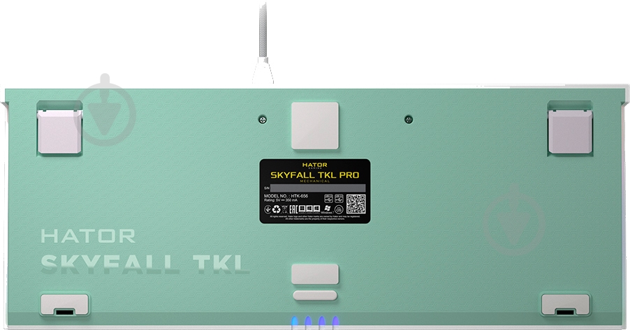 Клавіатура ігрова Hator Skyfall (HTK-656) TKL PRO white - фото 6