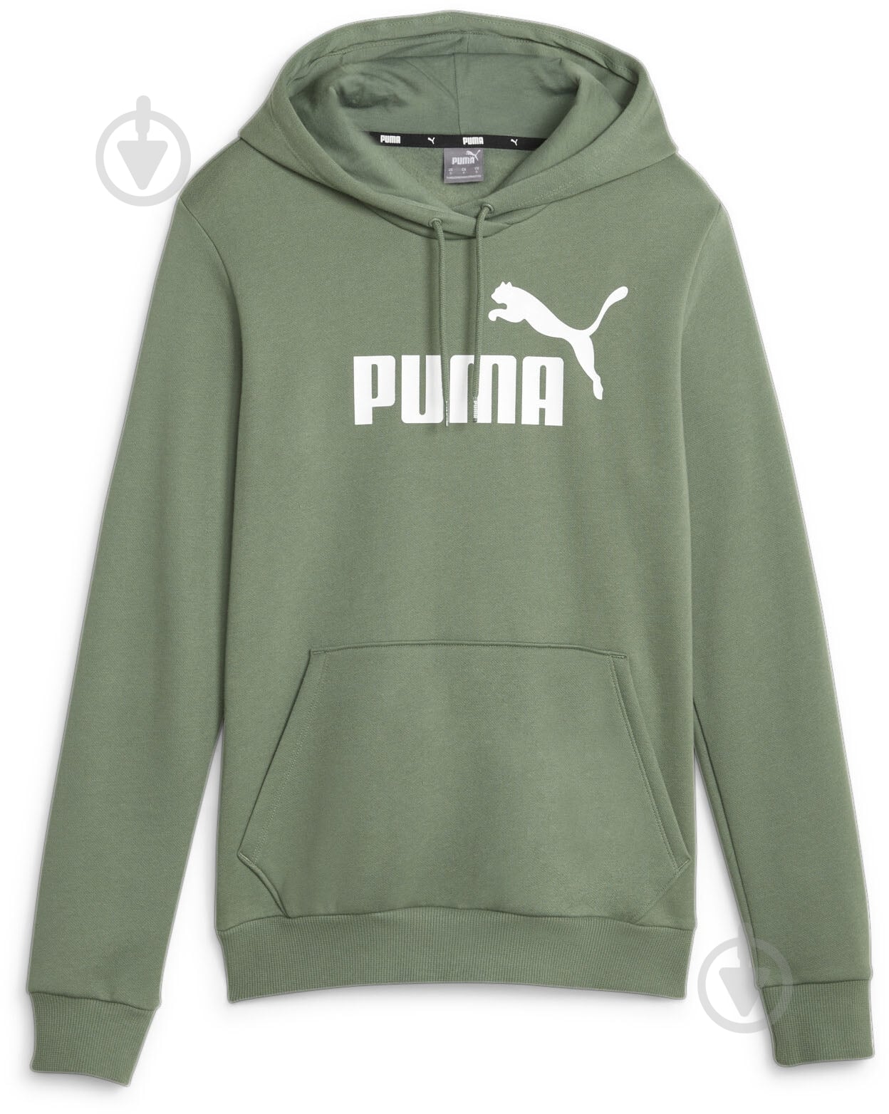 Джемпер Puma ESS LOGO HOODIE FL (S) 58678948 р.XS зеленый - фото 1