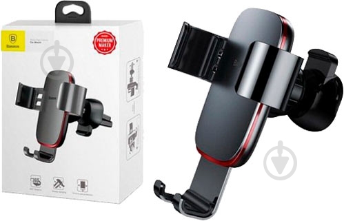 Автодержатель Metal Age Gravity (SUYL-D0G) BASEUS серый - фото 2