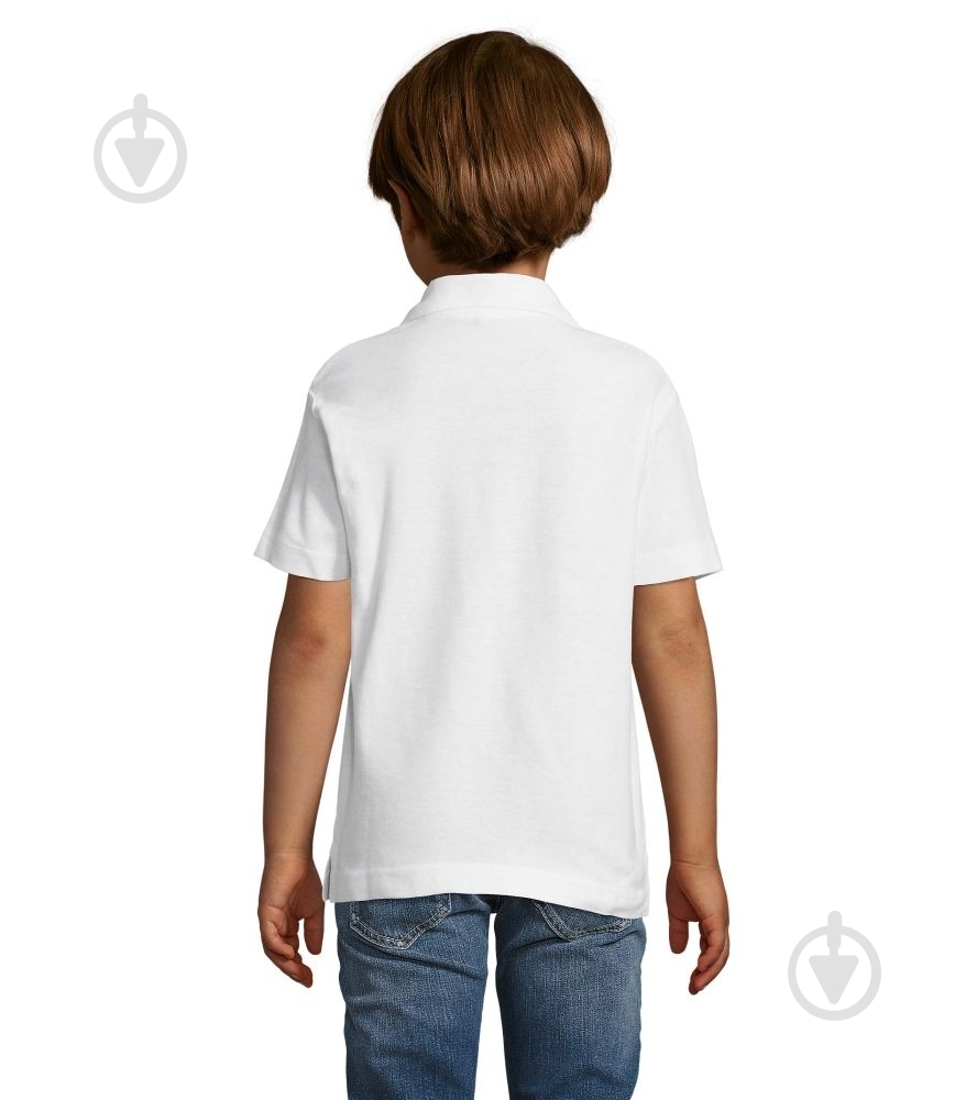 Поло для хлопчиків Sol's Summer II Kids р.128 білий 1134410208A - фото 2 Поло для хлопчиків Sol's Summer II Kids р.128 білий 1134410208A - фото 2