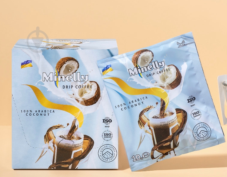 Дрип-кофе MINELLI COCONUT 10 г - фото 3