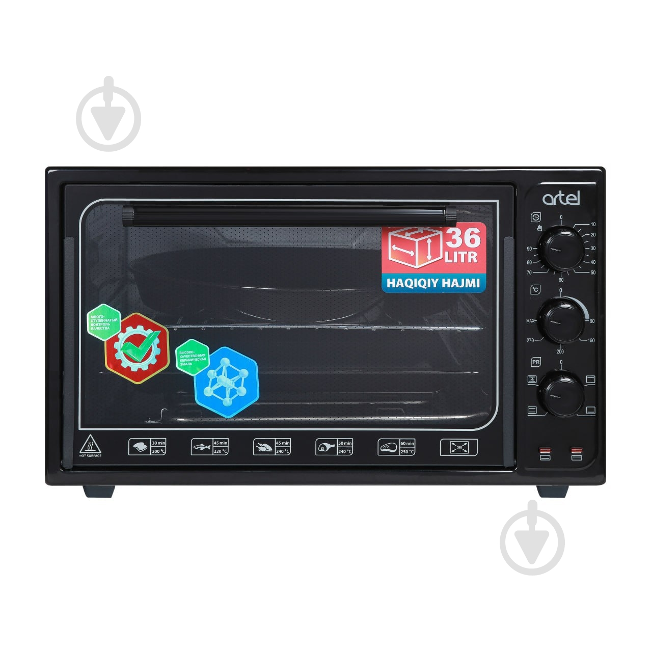 Електрична піч Artel MD 3618 L" BLACK-BLACK - фото 3 Електрична піч Artel MD 3618 L" BLACK-BLACK - фото 3